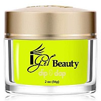 Igel 100 Pure Nail Acrylic Dipping Powder Dip Dap Collection Dd067 Laser Lemon