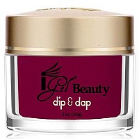 Igel 100 Pure Nail Acrylic Dipping Powder Dip Dap Collection Dd035 Mulberry