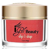 Igel 100 Pure Nail Acrylic Dipping Powder Dip Dap Collection Dd111 Coral Glow