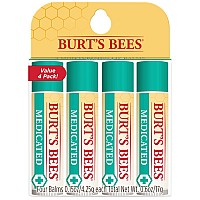 Burts Bees Lip Balm Mothers Day Gifts For Mom Medicated With Eucalyptus Oil And Menthol Tintfree Natural Origin Lip Care