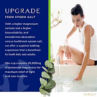 Yareli Dead Sea Bath Foot Soak Eucalyptus Magnesium Bath Salt Flakes Alternative To Epsom Salt 5Lbs With Over 250000Mg Of