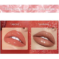 Maepeor Shiny Glossy Lipgloss Set 8Pcs Nonsticky Moisturizing Lip Gloss Longlasting High Shine Shimmer Liquid Lipstick For G