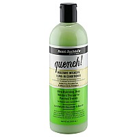 Aunt Jackies Curls And Coils Quench Moisture Intensive Leavein Hair Conditioner For Natural Curls Coils And Waves Enriched W