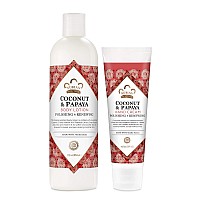 Nubian Heritage Lotion Skincare Bundle Moisturizer For Dry Dull Skin Coconut And Papaya Renewing And Hydrating Pack Of 2