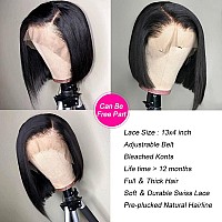 Foreverlove 16 Inch Bob Wig Human Hair 13X4 Lace Front Wigs Human Hair Pre Plucked 150 Density Unprocessed Brazilian Virgin Hum