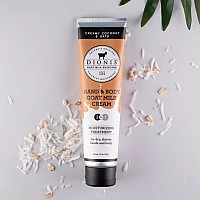 Dionis Goat Milk Skincare 33Oz Creamy Coconut And Oats Scented Hand Body Cream Travel Size For Hydrating Moisturizing