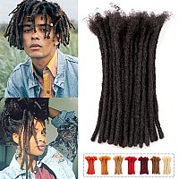 Teresa 612 Inch Small 04Cm Width 100 Strands 100 Human Hair Dreadlock Extensions For Menwomenkidsfull Handmade Permanent