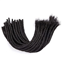 Teresa 612 Inch Small 04Cm Width 100 Strands 100 Human Hair Dreadlock Extensions For Menwomenkidsfull Handmade Permanent