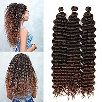 Deep Twist Braid Crochet Hair Curly 22 Inch Deep Wave Crochet Hair For Black Women Braids Ocean Wave Crochet Hair 22 Inch T30 3