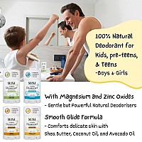 Mona Brands 100 Natural Deodorant For Kids For Girls Boys Sensitive Skin No Baking Soda No Aluminum Vegan Nongmo