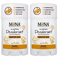 Mona Brands 100 Natural Deodorant For Kids For Girls Boys Sensitive Skin No Baking Soda No Aluminum Vegan Nongmo