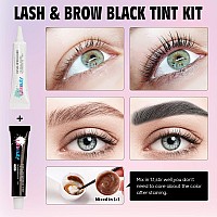 Libeauty Lash Black Color Kit Brow Kit Quick Voluminous Coloring With Complete Tools Eyelash Color Kit For Salon Or Home Hair Co