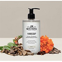 J R Watkins Moisturizing Gel Hand Soap Oud Plantbased Ingredients 12 Oz Pump