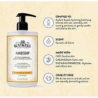 J R Watkins Moisturizing Gel Hand Soap Turmeric Citron Plantbased Ingredients 12 Oz Pump