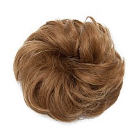 Benehair Messy Bun Hair Piece Scrunchy Updo Hair Pieces For Women Fluffy Wavy Hair Bun Scrunchies Donut Hairpiece Synthetic Chig