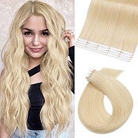 Benehair Remy Tape In Hair Extensions Human Hair Bleach Blonde Seamless Skin Weft Tape In Real Human Hair Extensions Straight Ha