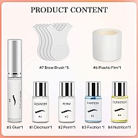 Eyebrow Lamination Kit Buqikma Brow Lamination Kit Professional Brow Lift Kit Eyebrows Lift Styling Kit For Diy And Salon Suitab