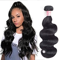 28 Body Wave One Bundle Brazilian Virgin Human Hair 100 Unprocessed Brazilian Body Wave Weave Hair Human Bundles Natural Black