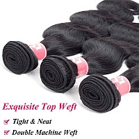 28 Body Wave One Bundle Brazilian Virgin Human Hair 100 Unprocessed Brazilian Body Wave Weave Hair Human Bundles Natural Black