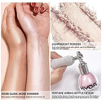 Kyda Highlighter Powder Spray Glitter High Gloss Spray Shimmer Sparkle Powder Makeup Spray For Face Body Cosmeticmetallic Sil