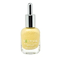 Nailtopia Plantbased Chip Free Nail Lacquer Non Toxic Biosourced Longlasting Strengthening Polish Mellow Yellow Pas