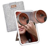 Stylideas Stylpro Glow and Go Travel Mirror - USB Rechargeable