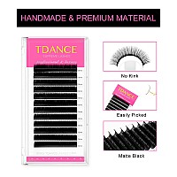 Tdance Premium D Curl 007Mm Thickness Semi Permanent Individual Eyelash Extensions Silk Volume Lashes Professional Salon Use Mi