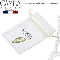 Camila Paris CP3107 French Small Banana Clip Hair Comb, Flexible Banana Clips Hair for Thin Hair Ponytail Holder Interlocking Banana Hair Clips Styling Hair Banana Clips for Women Made in France