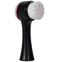 Beomeen Face Brush 2 In 1 Facial Cleansing Exfoliating Scrubber Brush Silicone Double Side Face Wash Scrub Brush With Super So