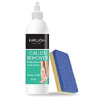 Karlash Callus Remover Gel For Feet And Foot Pumice Stone Scrubber Kit Remove Hard Skins Heels And Tough Callouses From Feet Qui