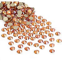 Jollin 2880 Pieces Flatback Rhinestones Glue Fix Crystal Glass Diamantes Gems For Crafting Nail Art Crafts Decorations Clothes S