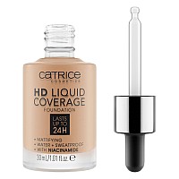 Catrice Hd Liquid Coverage Foundation High Natural Coverage Vegan Cruelty Free 050 Rosy Ash