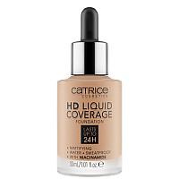 Catrice Hd Liquid Coverage Foundation High Natural Coverage Vegan Cruelty Free 050 Rosy Ash