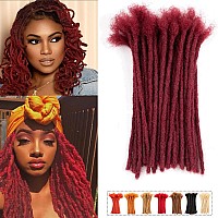 Teresa Small 04Cm And Medium 08Cm 100 Human Hair Dreadlock Extensions For Menwomenkids 04Cm Width Full Handmade Permanent