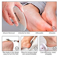 Sunivaca Glass Foot File Callus Remover For Feet Heel Scraper Pumice Stone Diabetic Feet Scrubber Dead Skin Remover For Feet