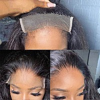 Larhali Ucrown Hair Body Wave 5X5 Transparent Lace Closure Wigs For Black Women Brazilian Unprocessed Virgin Human Hair Lace Fro