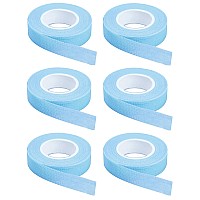 Jassins 6 Rolls Eyelash Tape Adhesive Fabric Eyelash Tapes Adhesive Breathable Micropore Fabric Tape For Eyelash Extension Sup