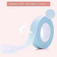 Jassins 6 Rolls Eyelash Tape Adhesive Fabric Eyelash Tapes Adhesive Breathable Micropore Fabric Tape For Eyelash Extension Sup