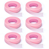 Jassins 6 Rolls Eyelash Tape Adhesive Fabric Eyelash Tapes Adhesive Breathable Micropore Fabric Tape For Eyelash Extension Sup