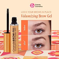 Grande Cosmetics Grandebrowfil Volumizing Brow Gel Ebony 014 Fl Oz