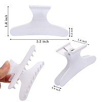 Ondder Hair Clips For Styling Sectioning Clamps Butterfly Claws For Salon Pro Cutting Coloring And Hair Accessories For Wom