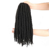 Ayana Marley Hair 24Inch Marley Twist Braiding Hair Marley Braiding Hair For Twists Crochet Hair 3 Packs Long Afro Kinky Synthetic Hair Extensions (24 inch-3 pack, 2#)