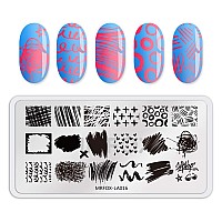 Mr Fox Nail Print Board Set Graffiti Star Marble Pattern Bark Pattern Lace Abstract Pattern Art Diy Hot Stamping Template