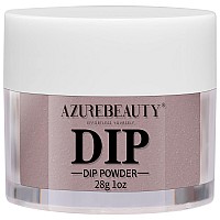 Azurebeauty Dip Powder Nude Brown Color Nail Dipping Powder French Nail Art Starter Manicure Salon Diy At Home Odorfree And L