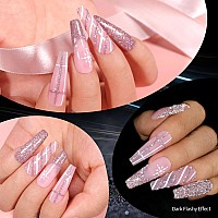 Born Pretty Reflective Glitter Gel Polish Gold Silver Glitter Sparkly Shiny Disco Dj Led Gel Nail Polish Nail Varnish 6Pcs 7Ml