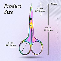 Stelone Professional Grooming Scissors Eyebrow Scissors Small Curved Stainless Steel Manicure Beauty Scissor For Women