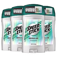 Speed Stick Mens Deodorant Regular 3 Ounce 4 Pack