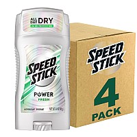 Speed Stick Mens Deodorant Fresh 3 Ounce 4 Pack