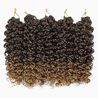 Gogo Curl Crochet Hair Water Wave Crochet Hair Synthetic Bohemian Crochet Braid Ombre Blonde Deep Wave Braiding Hair Extensions