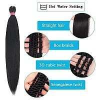 Fayeta Prestretched Braiding Hair Original Kanekalon Braid Hair Extensions Hot Water Setting Crochet Hair Braids Yaki Textur